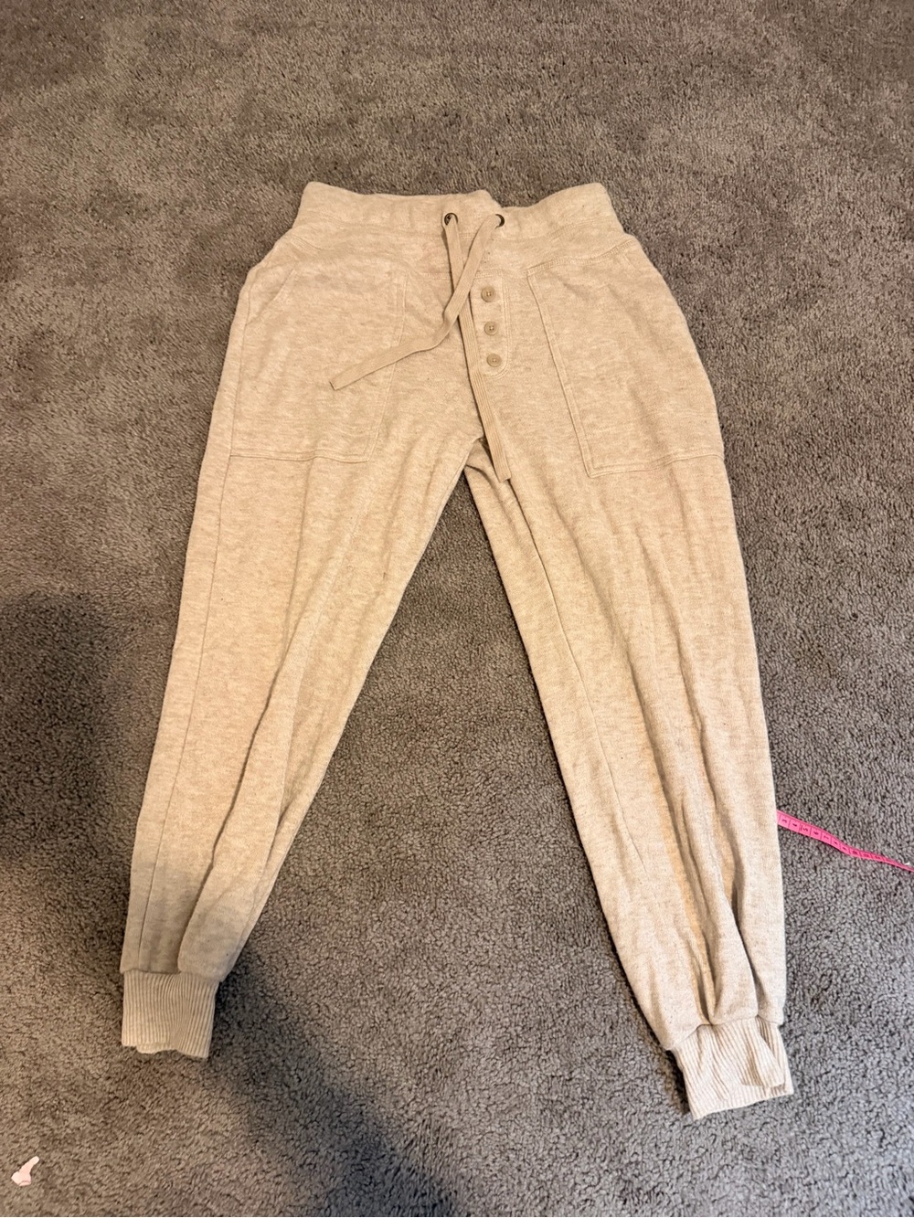 Universal Thread Women Neutral Tan Drawstring Joggers size medium
